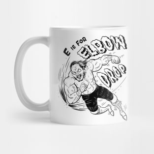 E is for Elbow Drop Mug